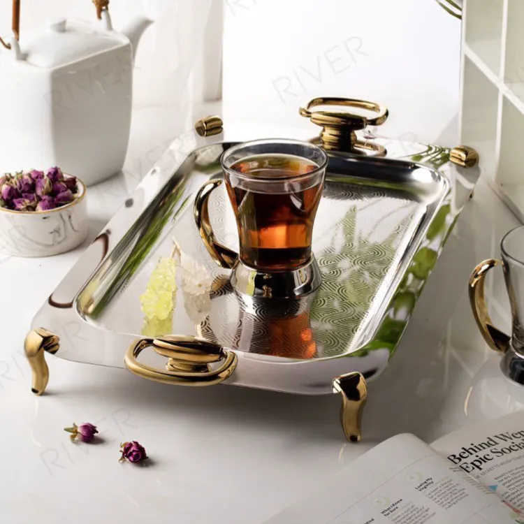 سینی و استکان ریور