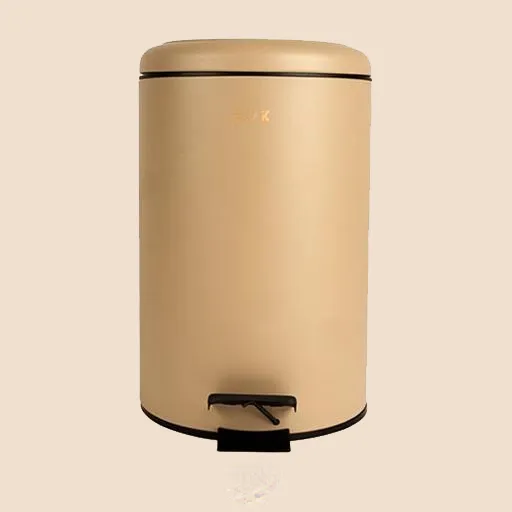 سطل زباله بی وی کی کرم ساده