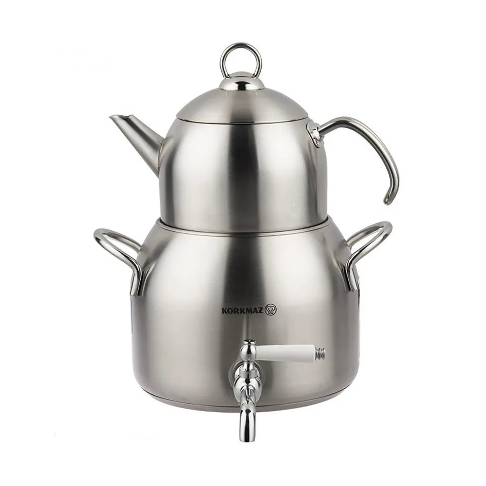 کتری و قوری شیردار کرکماز مدل Luna Platinium کد A033
