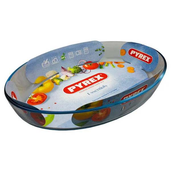 تابه پیرکس بیضی در ابعاد 24 * 35