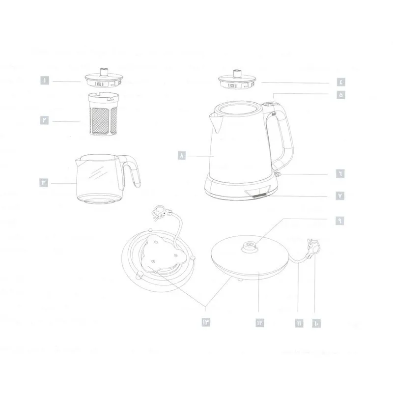 چای ساز رابیلوکس مدل Dripla مدل 111405